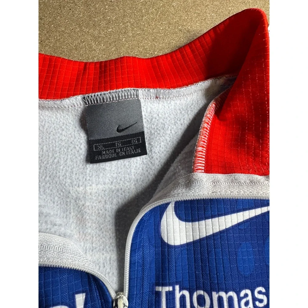 Nike USPS Pro Cycling Team Jersey Mens XL Long Sleeve Blue Trek Vintage Italy